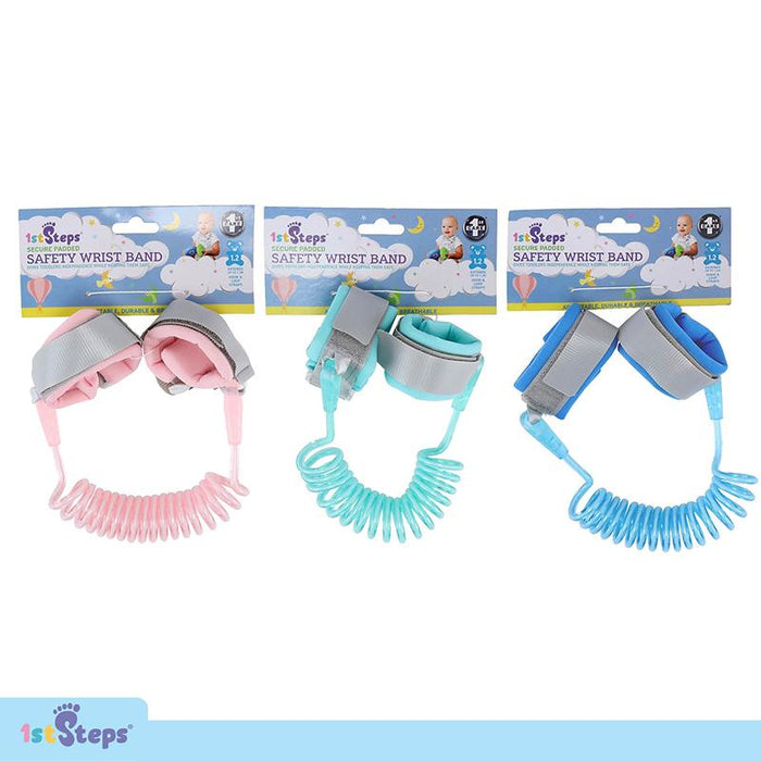 1pc Wrist Link Band Adjustable 1pc 50cm To 120cm Pink, Green & Blue