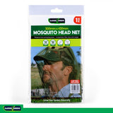 Insect Head Net 50cm x 43cm x 30cm Dia Black Mesh Clip Strip