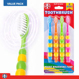 1pack Toothbrush Children's - Soft Bristle 4pcs