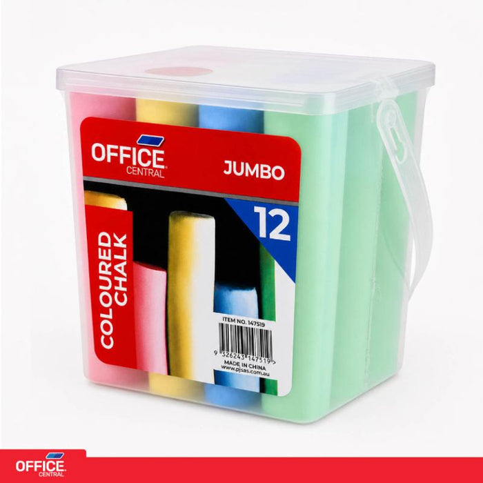 1 bucket Drawing & Craft Chalk Jumbo 12pcs