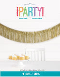 1pc Gold Foil Fringe Garland 1.82m