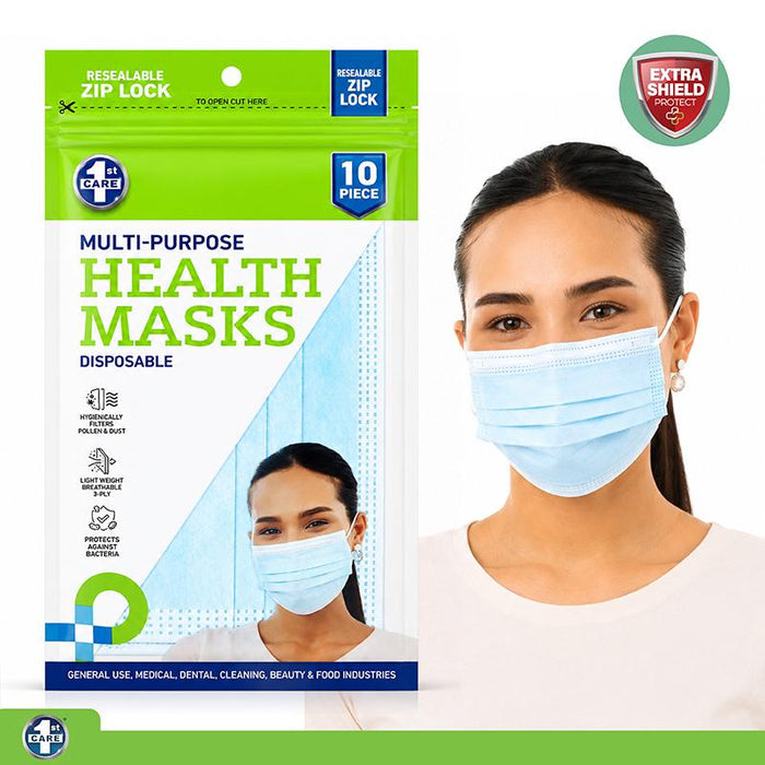1pack Health Face Mask 10pcs - 3PLY