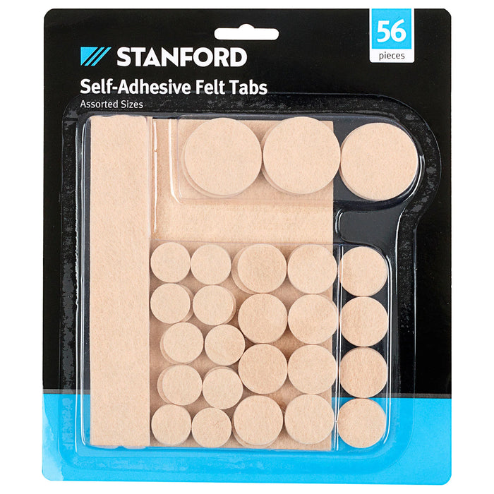 1pack Felt Adhesive Shapes Assorted Pcs56