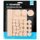 1pack Felt Adhesive Shapes Assorted Pcs56