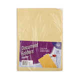 1pack Folder Document Manila Foolscap 10pcs 180gsm