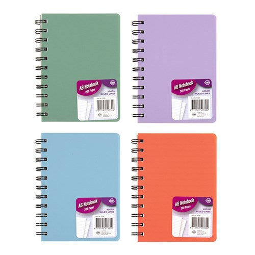 1pc Notebook Basic PP Col A6 200pg