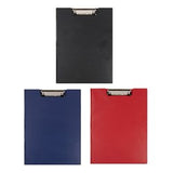 1pc Clipboard Folder PVC Foolscap Assorted Colors