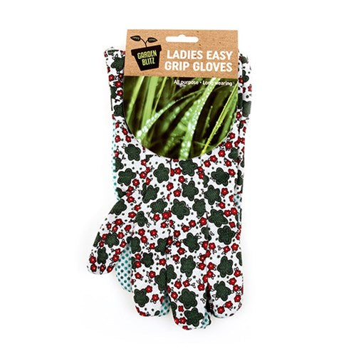 Gloves Garden Ladies w Design Easy Grip 1Pk