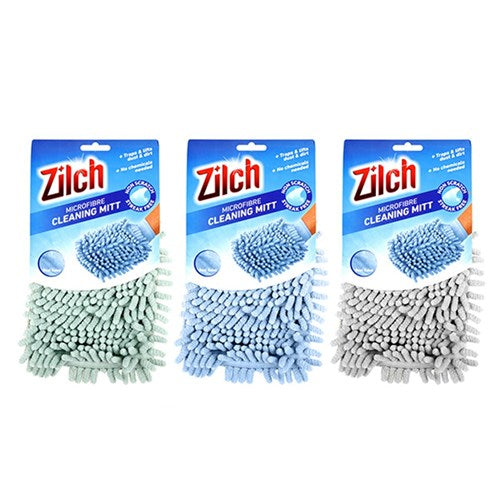 1pc Mitt Microfibre Chenille Assorted Colors