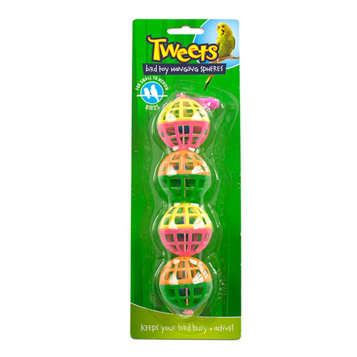 Bird Toy Hanging Balls Pk1