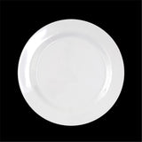 Melamine Plate Round White 20cm Diameter
