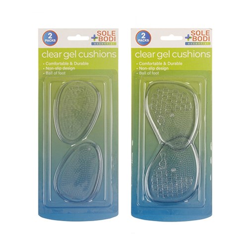 1pc FT Gel Cushion Ball of Foot 2Pk 2 Assorted Designs