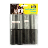 Pet Clean Up Bags Pk16 X 15 Pc Black And Silver