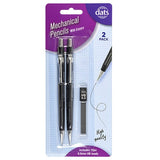 1pack Pencil Mechanical HB 2pcs w 12x0.5mm Refills Tri Barrel