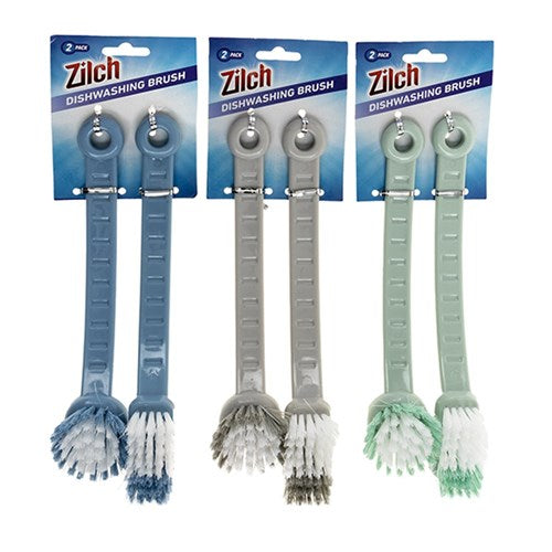 1pc Dishwashing Brush 2PC Set Assorted Colours