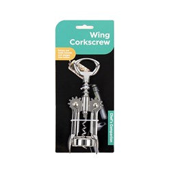 Wing Style Stainless Steel Corkscrew 16.5cm