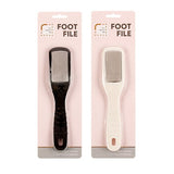 1pc Foot File Stainless Steel w Plastic Handle 2 Assorted Colors