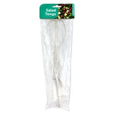 Detachable Salad Tongs Clear Plastic 7 Inch 28cm