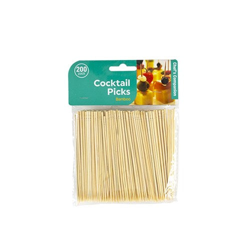 Cocktail Bamboo Picks 10cm x 2mm Pack 200