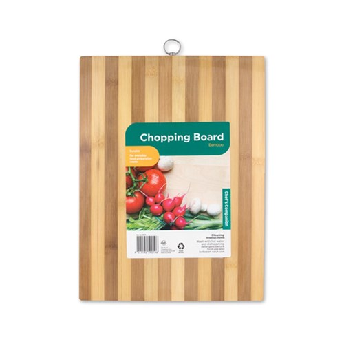 Bamboo Chopping Board Striped 30x20x1.75cm