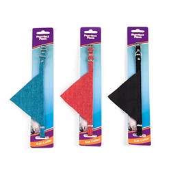 1pc Cat Collar w Bandana 3 Assorted Colors