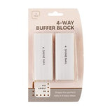 Nail Buffer Block 4 Way Pk2