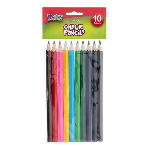 1pack Pencils Colour Jumbo Pcs10
