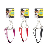 1pc Collar Dog Reflective w Chain Small 1.5x30-40cm 3 Assorted Colors