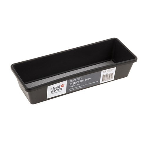 Shelf Organiser Non Slip Tray 9x24.5x5cm