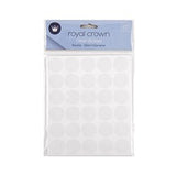 1pack Labels Multi Purpose Round Clear 270Pcs 25mm