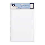 Label White A4 2 Per Sheet x 10 Sheets Total 20pcs