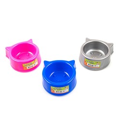 1pc Bowl Cat Feeder 13.5x5cm