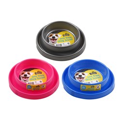 1pc  Bowl Pet Anti Ant 22.5cm 3 Assorted Colors