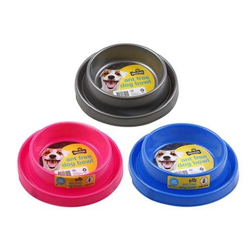 1pc Bowl Pet Anti Ant 22.5cm 3 Assorted Colors