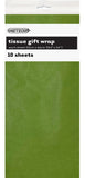 6160 - 10 Tissue Sheets - Gift Wrap - Olive
