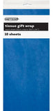 6163 - 10 Tissue Sheets - Gift Wrap - Electric Blue