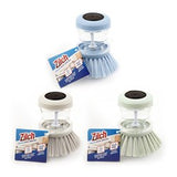 1pc Brush Scrubber Palm Round with Dispenser 8x8.5cm