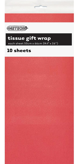 6166 - 10 Tissue Sheets - Gift Wrap - Rose Pink
