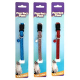 1pc Collar Cat w Bell 3 Assorted Designs