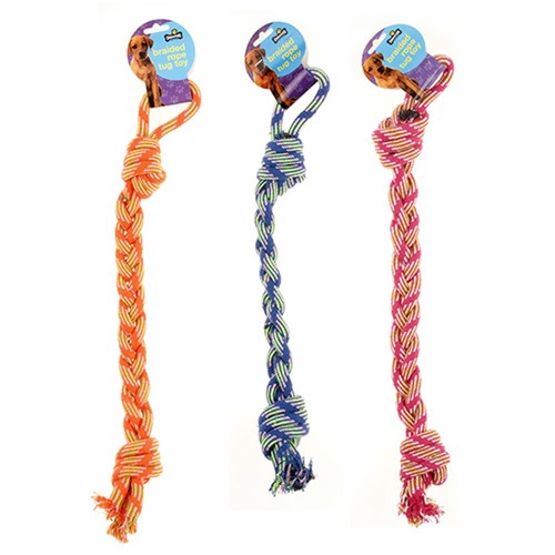 1pc Dog Toy Braided Rope Tug Toy