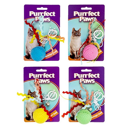 1 pack Cat Toy Sponge Ball 3.8cm