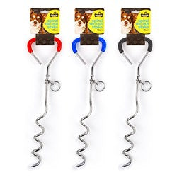1 pack Dog Heavy Duty Tie Out Stake L45cm
