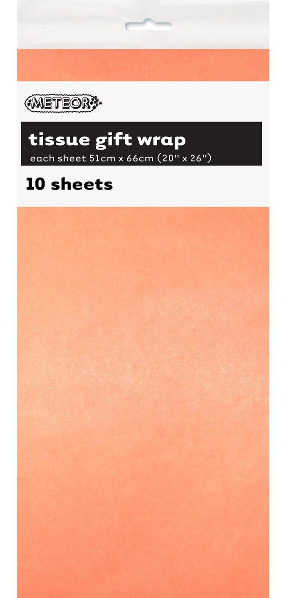 1pack - 10 Tissue Sheets - Gift Wrap - Rose Gold
