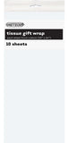 6280 - 10 Tissue Sheets - Gift Wrap - White