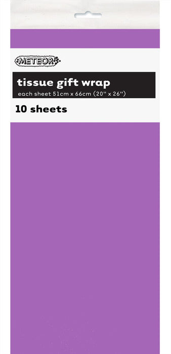 6293 - 10 Tissue Sheets - Gift Wrap - Pretty Purple