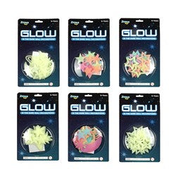1pc Toys Stars Glow in the Dark 3 Designs 2 Assorted Colors