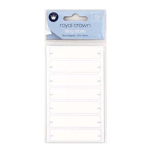 1pack Label Rectangle White File Folder 70x16mm 154pcs