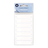 1pack Label Rectangle White File Folder 70x16mm 154pcs