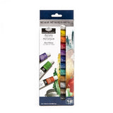 1pack Art Set Paint Tubes Acrylic Metallic 12pcs 12ml