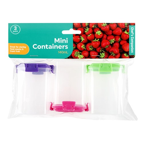 1pack Dressing Containers Mini 3pcs 140ml